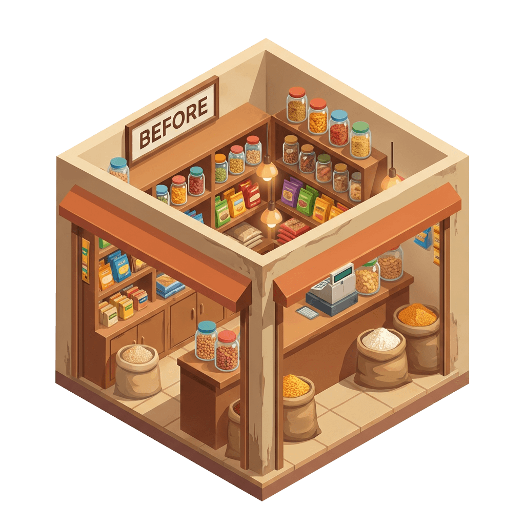 Traditional Shop (Before)