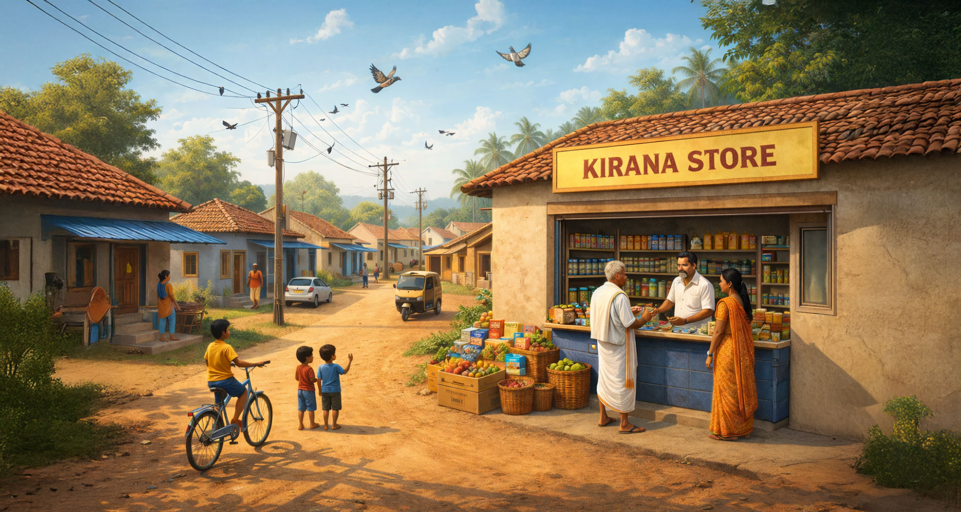 Traditional kirana store form before joining StoreKing platform