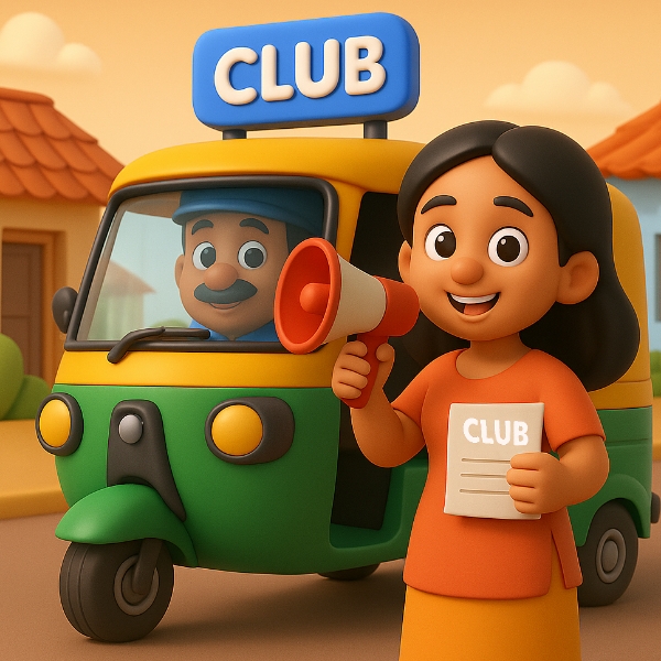 Automated announcements feature