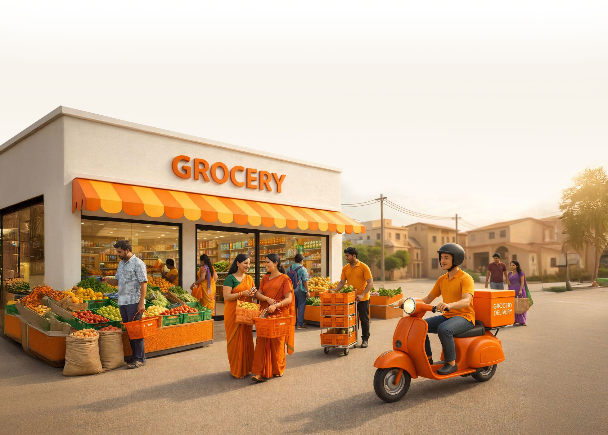 StoreKing footer with contact information and social media links