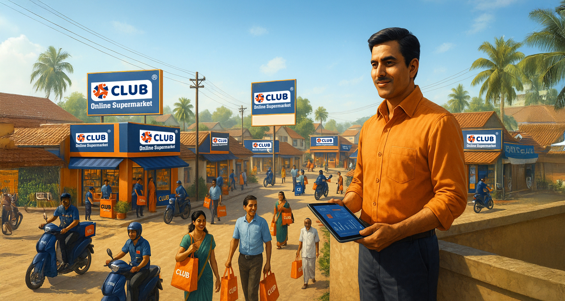 Retailers transitioning from traditional store to StoreKing CLUB digital supermarket