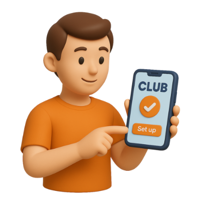 Set up CLUB app for your store